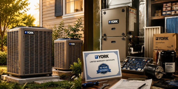 York HVAC Warranty Guide 2026: What's Covered, What Voids It, and Why OEM Parts Matter
