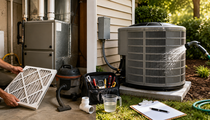 Furnace, Heater and Air Conditioner Maintenance Checklist 2026: Seasonal Tune-Ups for Goodman, Lennox, York, Trane and Carrier Owners