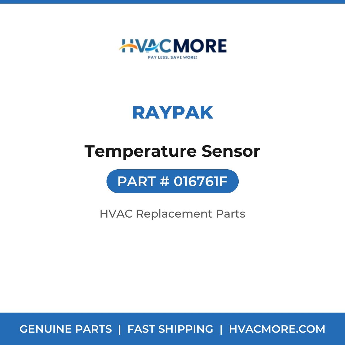 Raypak Temperature Sensor 016761F