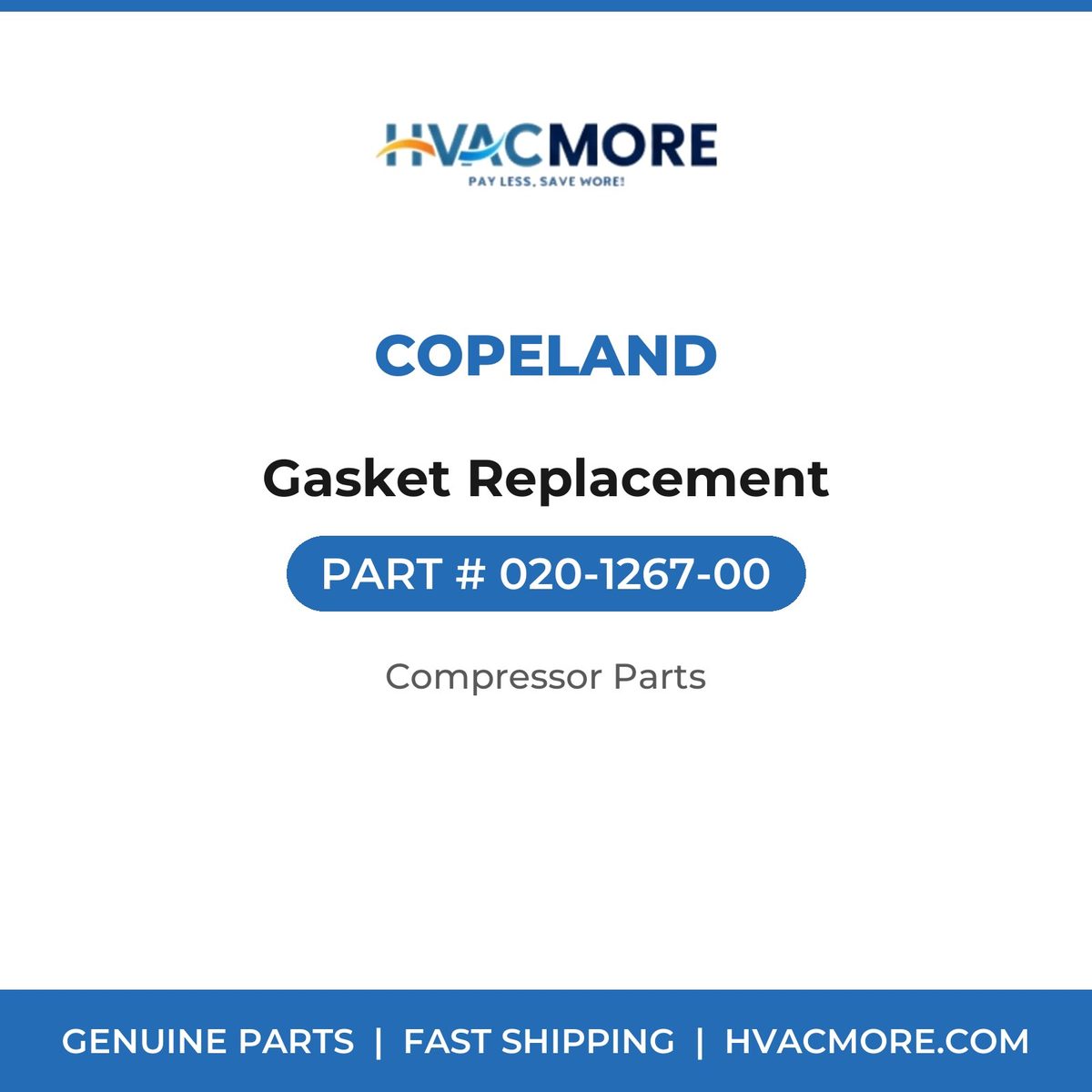 Copeland Gasket Replacement 020-1267-00