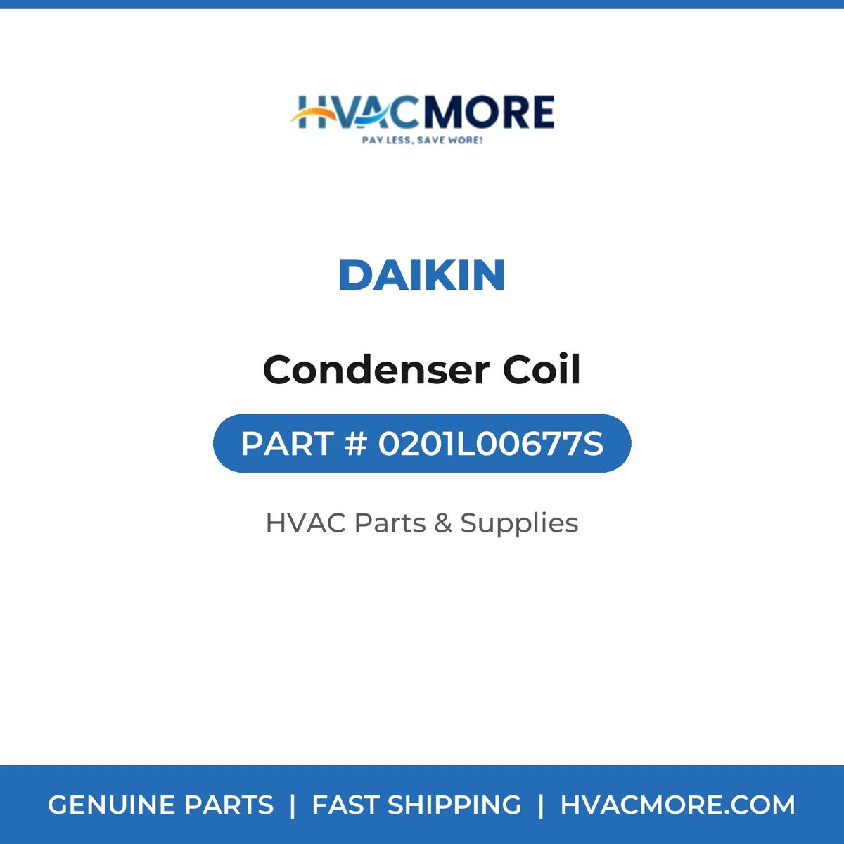 Daikin Condenser Coil 0201L00677S