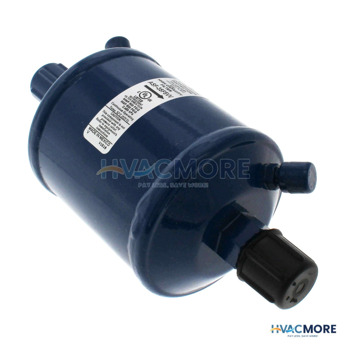 Emerson Flow Controls 5/8" SAE ASF-Series Premium Suction Line Filter Drier (35 Cubic Inches) 049179