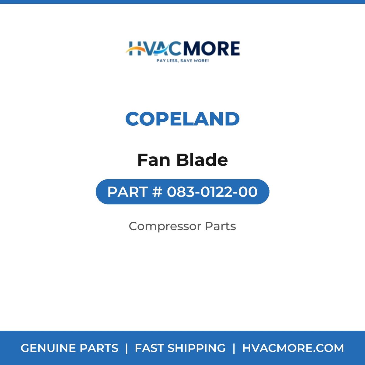 Copeland Fan Blade 083-0122-00