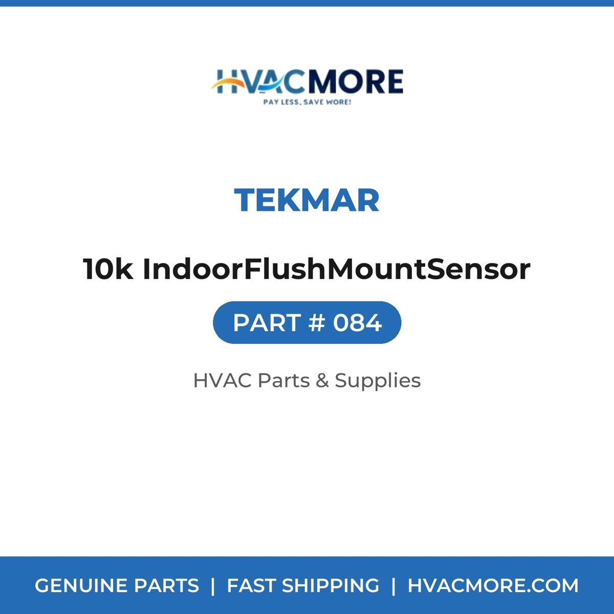 tekmar 10k IndoorFlushMountSensor 084