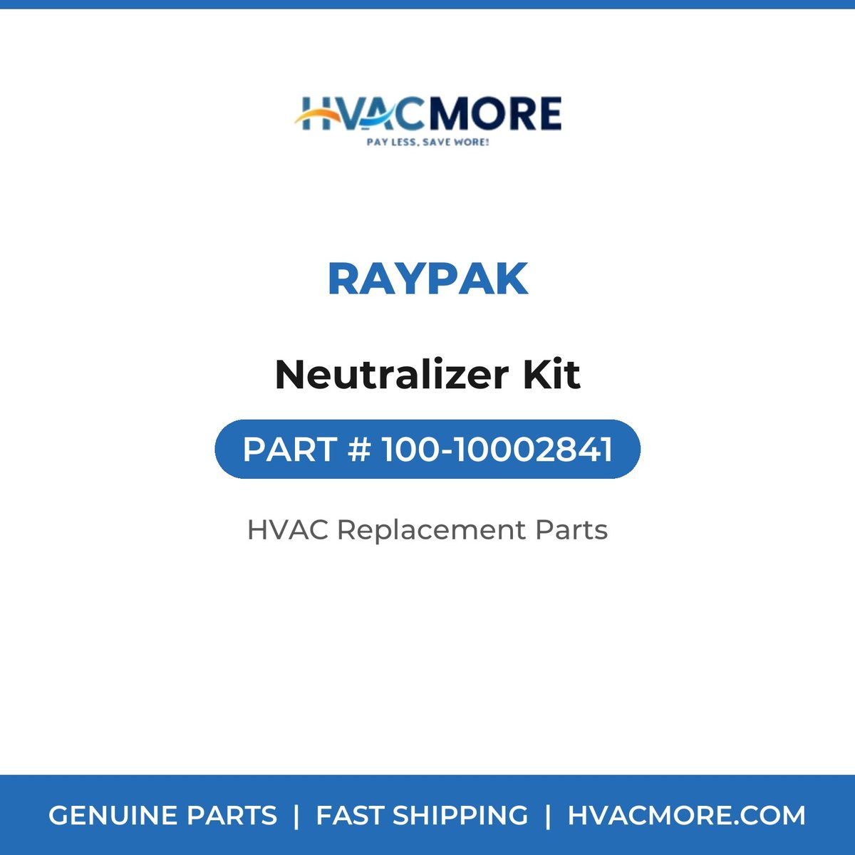 Raypak Neutralizer Kit 100-10002841