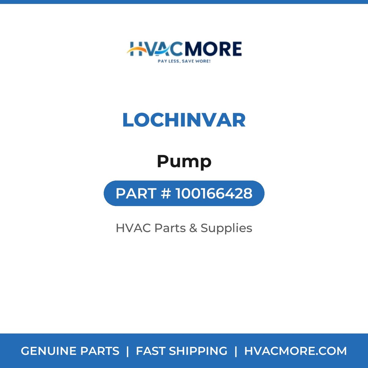 Lochinvar Pump 100166428