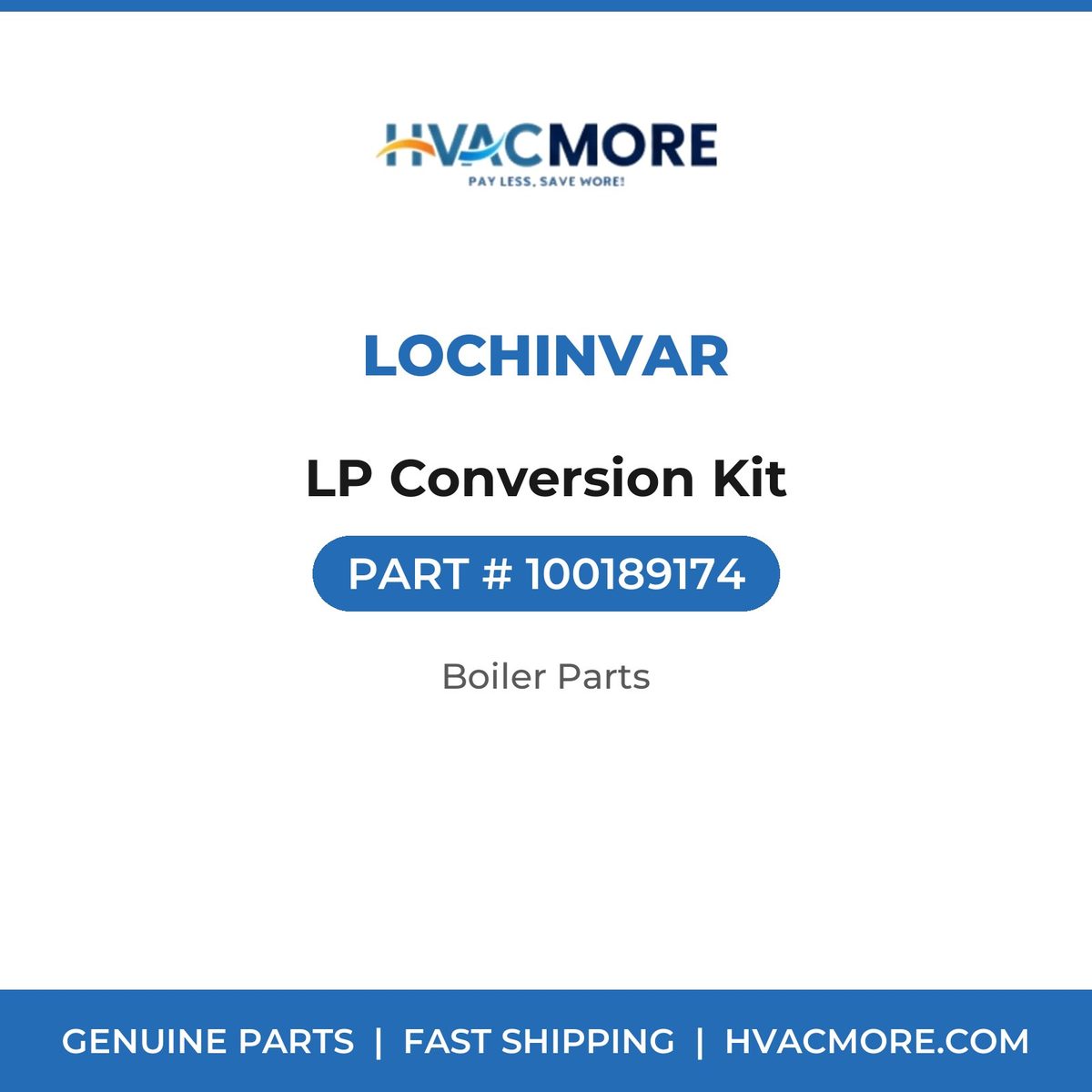 Lochinvar LP Conversion Kit 100189174