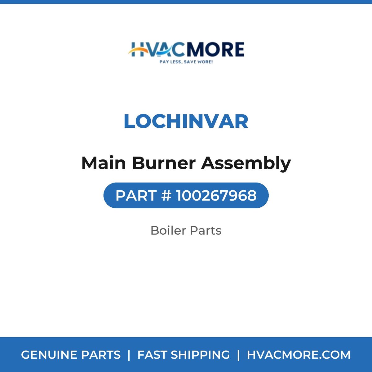 Lochinvar Main Burner Assembly 100267968