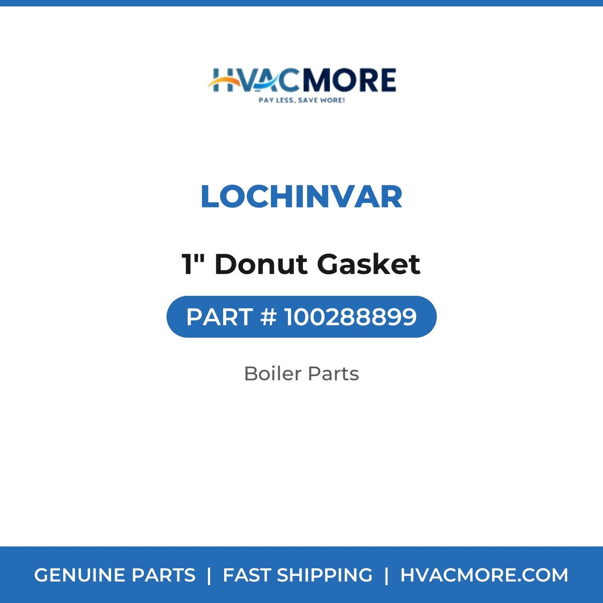 Lochinvar 1" Donut Gasket 100288899
