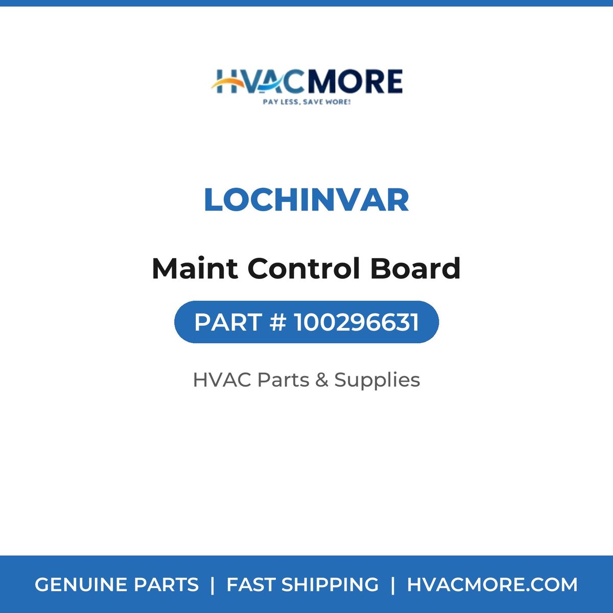 Lochinvar Maint Control Board 100296631