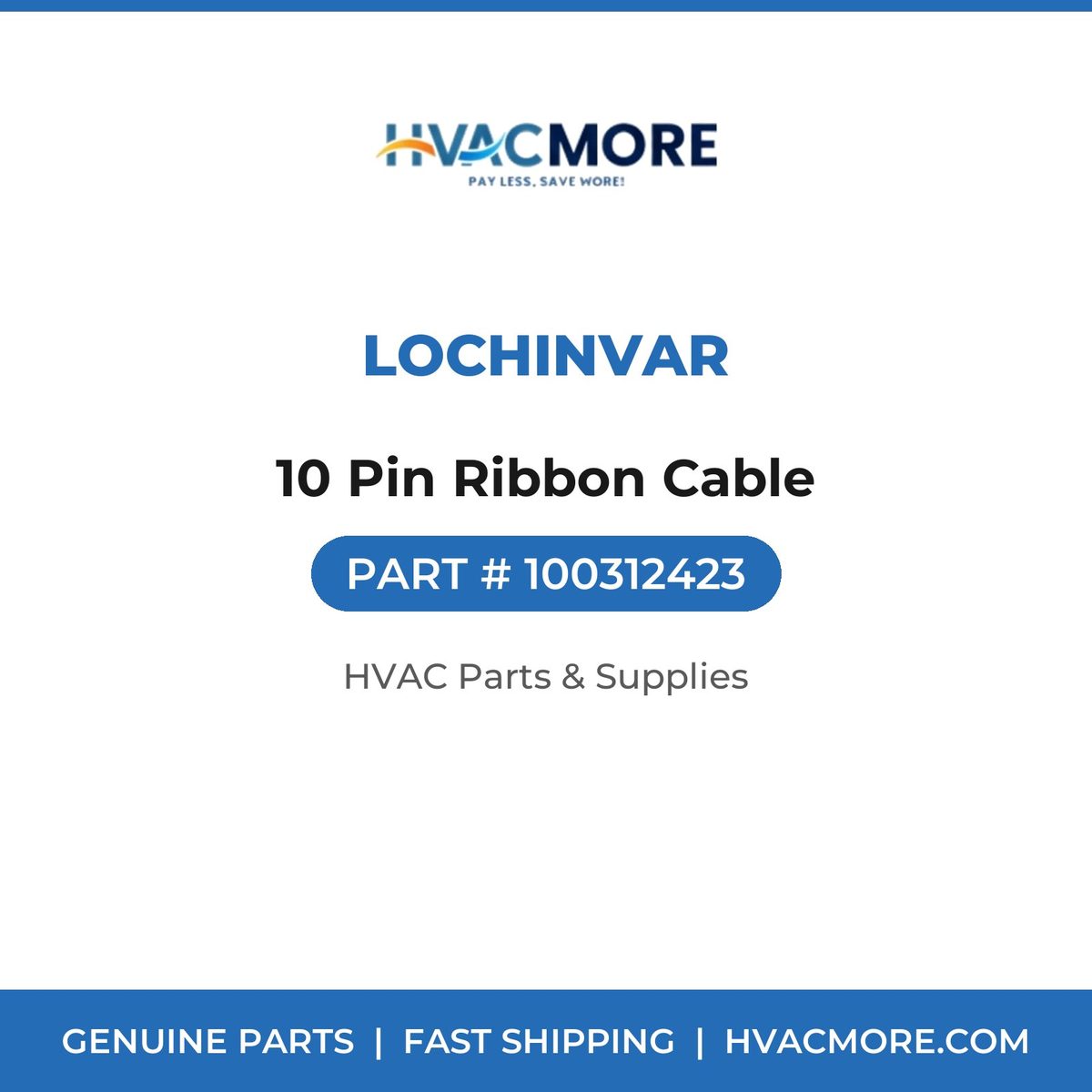 Lochinvar 10 Pin Ribbon Cable 100312423