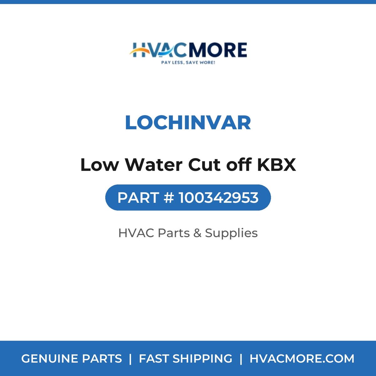 Lochinvar Low Water Cut off KBX 100342953