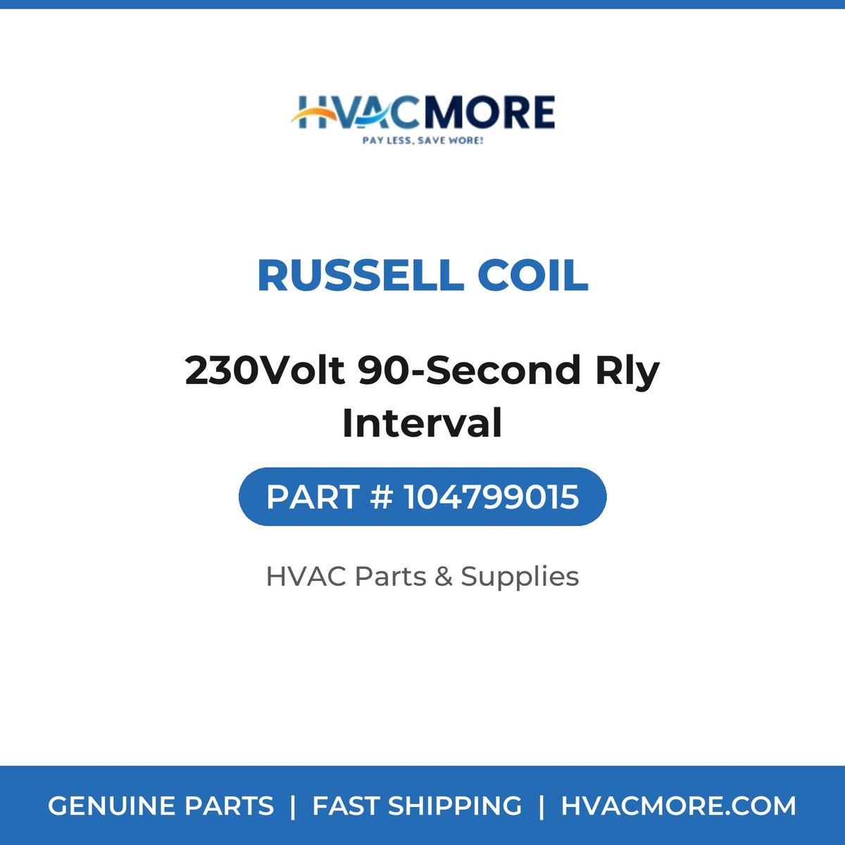 Russell Coil 230Volt 90-Second Rly Interval 104799015