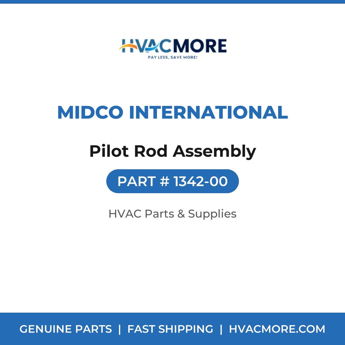 Midco International Pilot Rod Assembly 1342-00