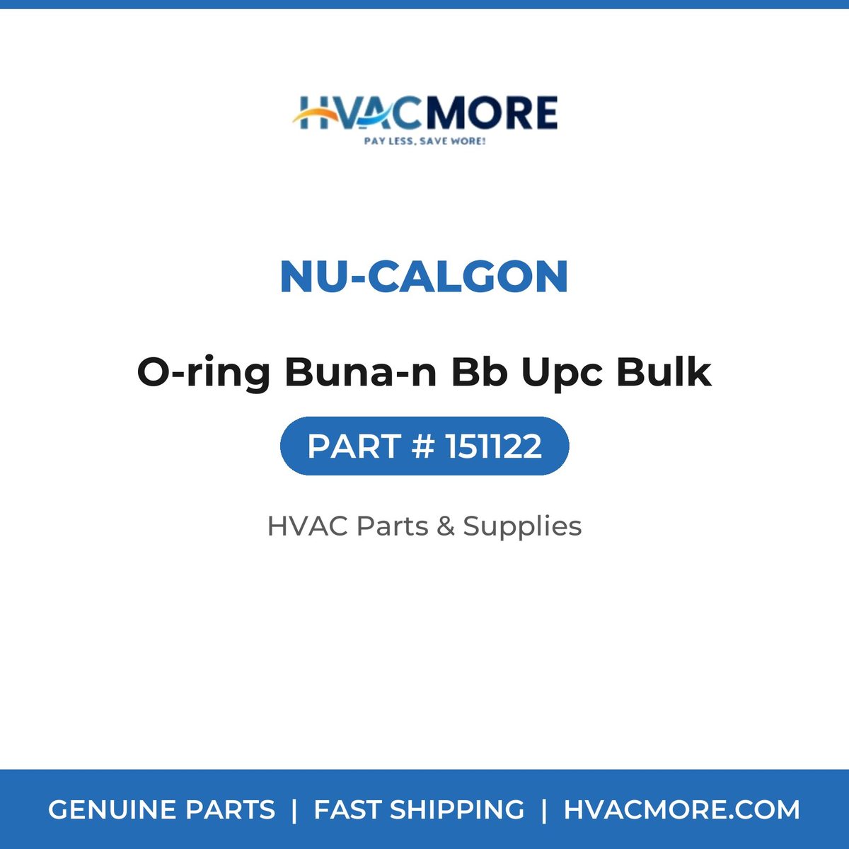 Nu-Calgon O-ring Buna-n Bb Upc Bulk 151122
