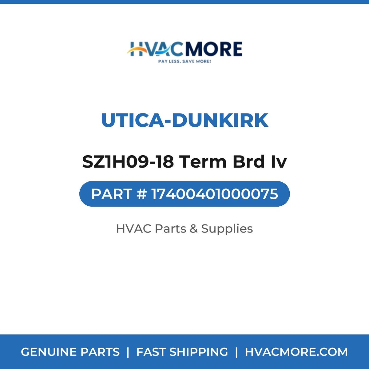 Utica-Dunkirk SZ1H09-18 Term Brd Iv 17400401000075