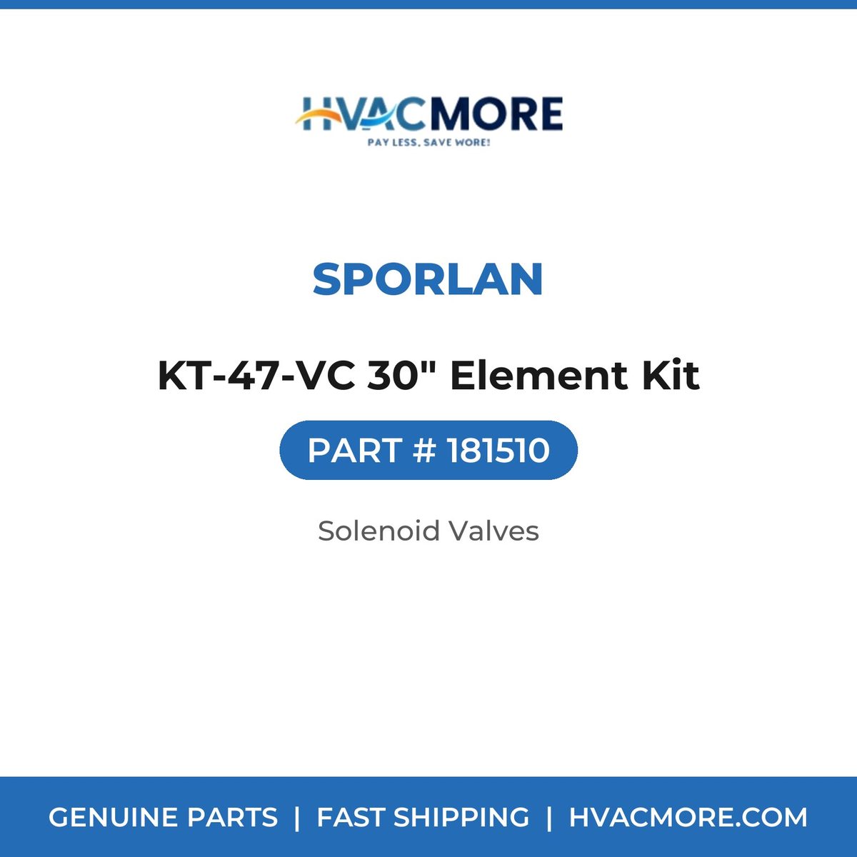 Sporlan KT-47-VC 30" Element Kit 181510