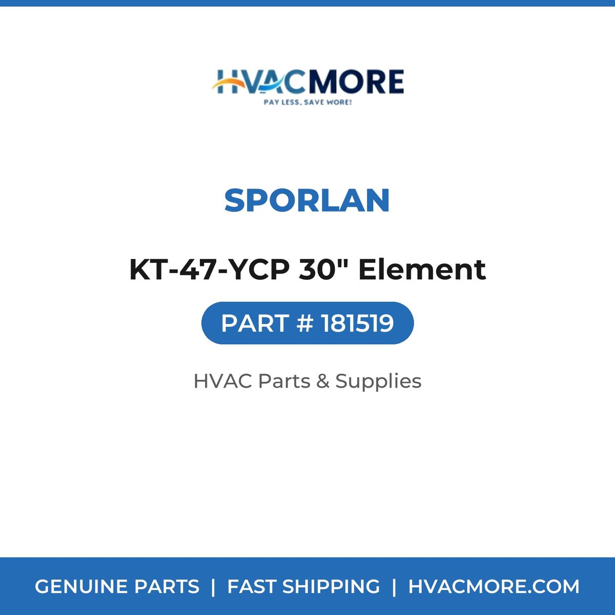 Sporlan KT-47-YCP 30" Element 181519
