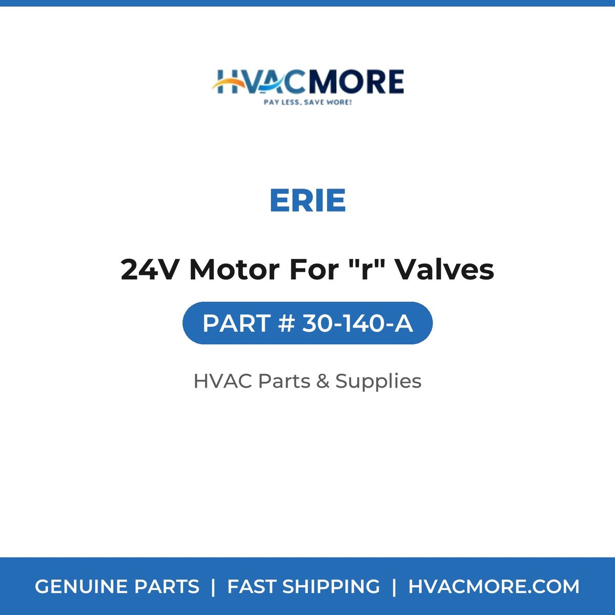 Erie 24V Motor For "r" Valves 30-140-A