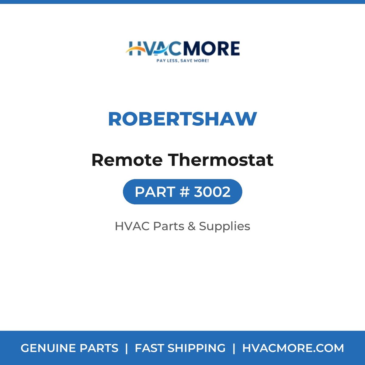 Robertshaw Remote Thermostat 3002