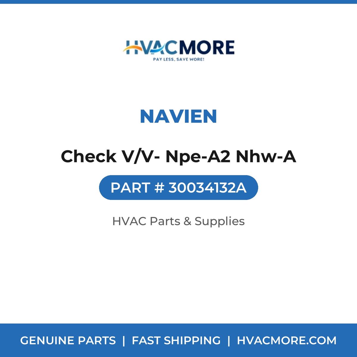 Navien Check V/V- Npe-A2 Nhw-A 30034132A