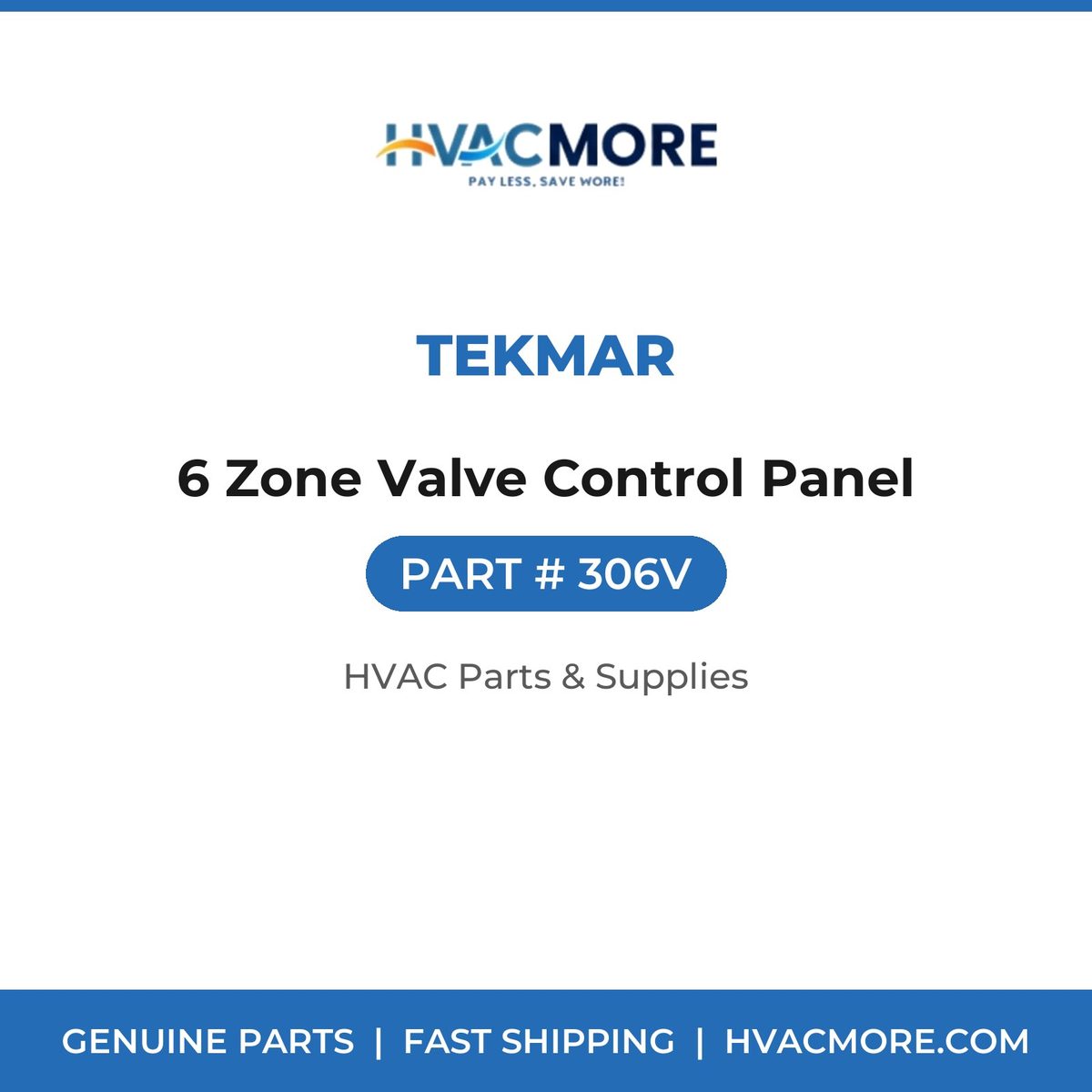 tekmar 6 Zone Valve Control Panel 306V