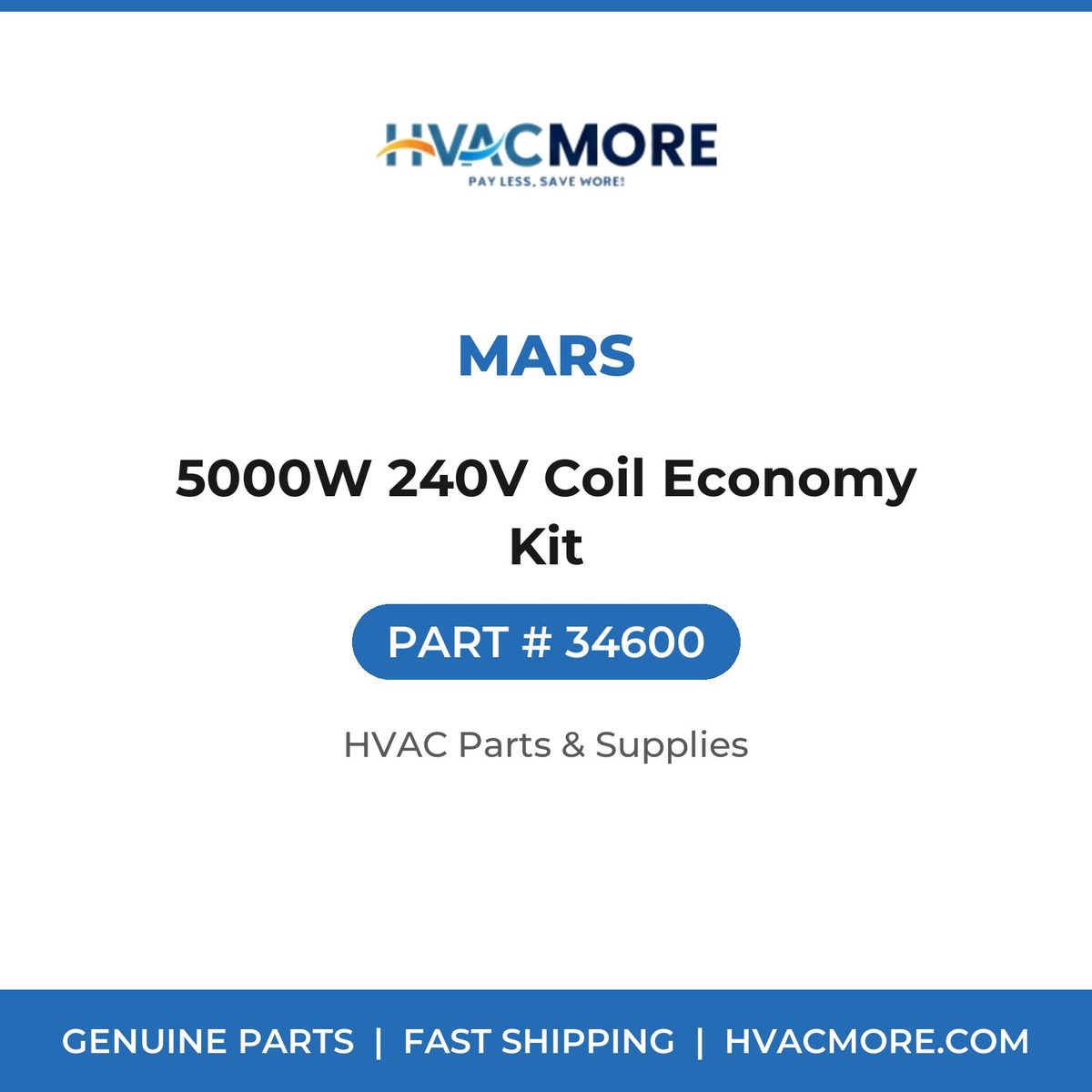 MARS 5000W 240V Coil Economy Kit 34600