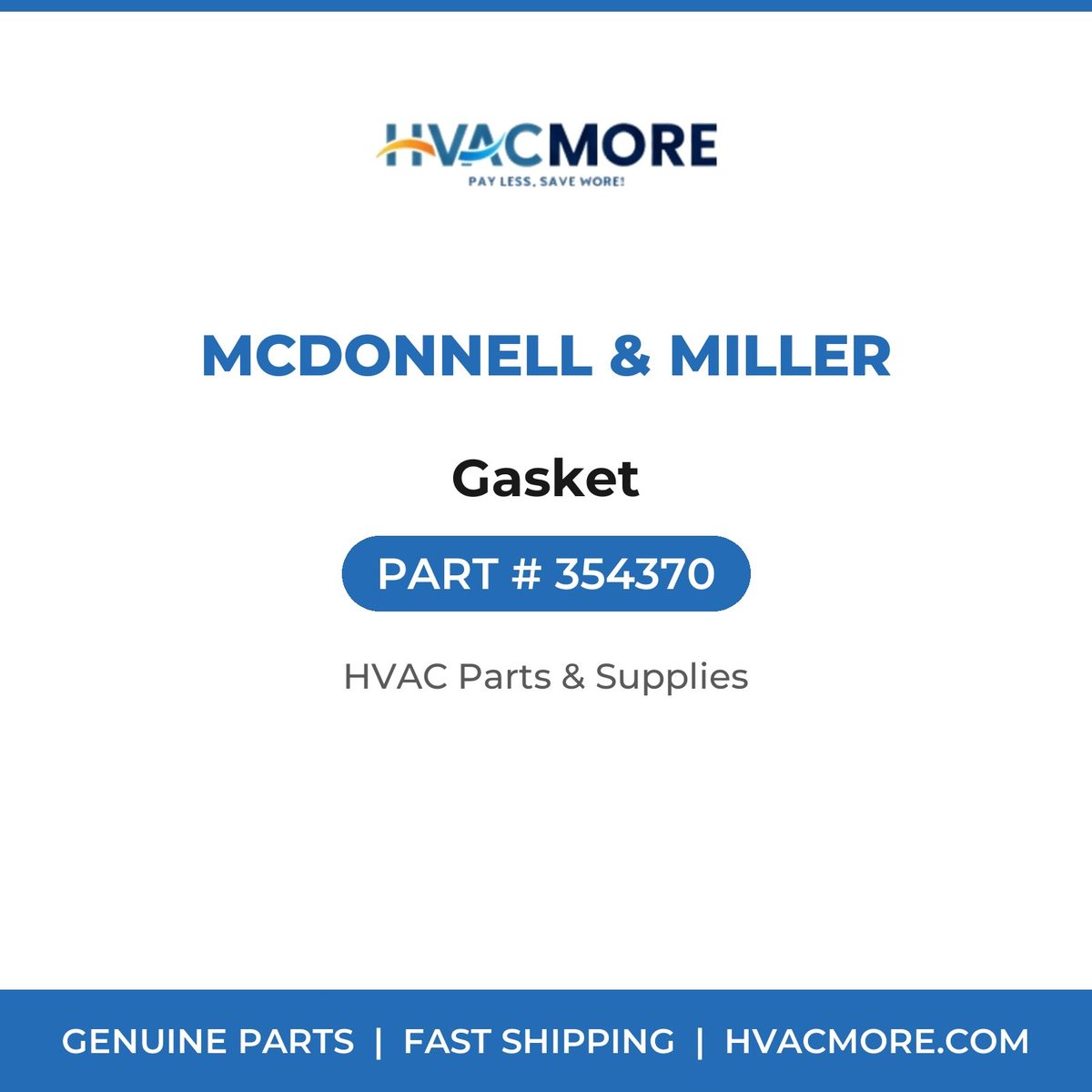 McDonnell & Miller Gasket 354370