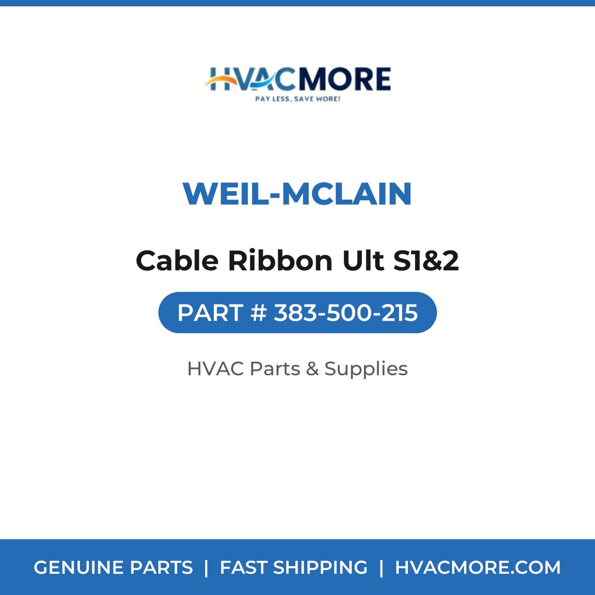 Weil-McLain Cable Ribbon Ult S1&2 383-500-215
