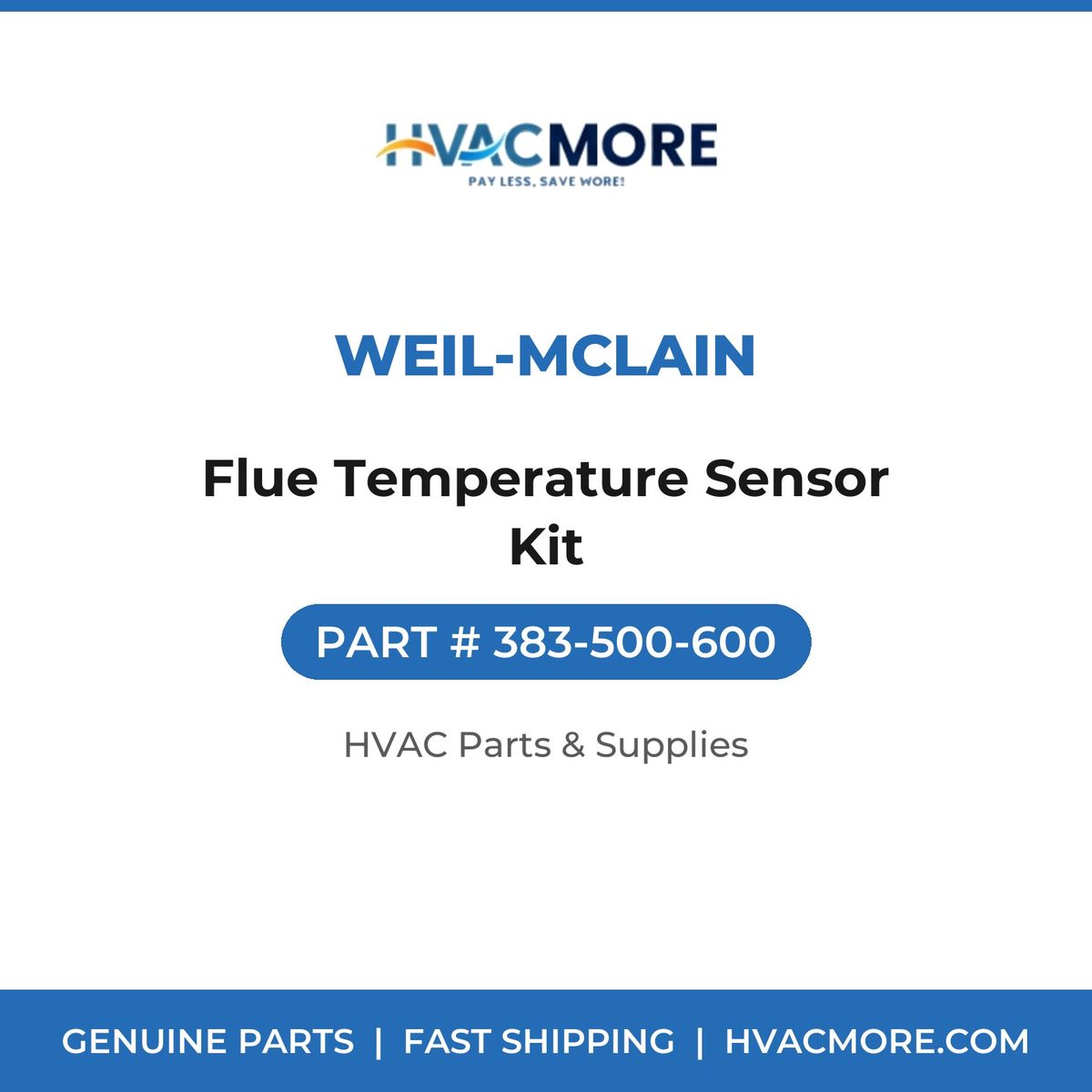 Weil-McLain Flue Temperature Sensor Kit 383-500-600