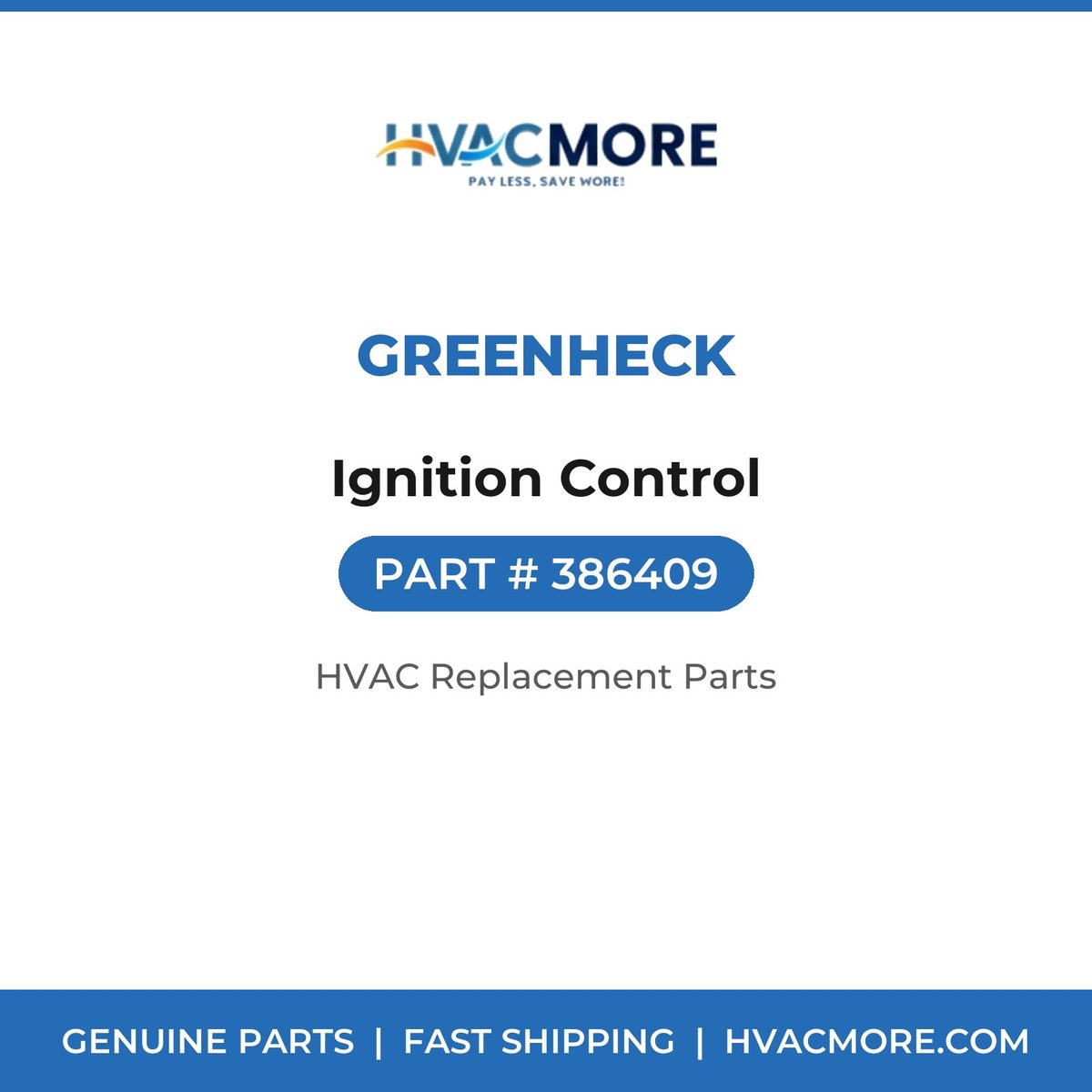 Greenheck Ignition Control 386409