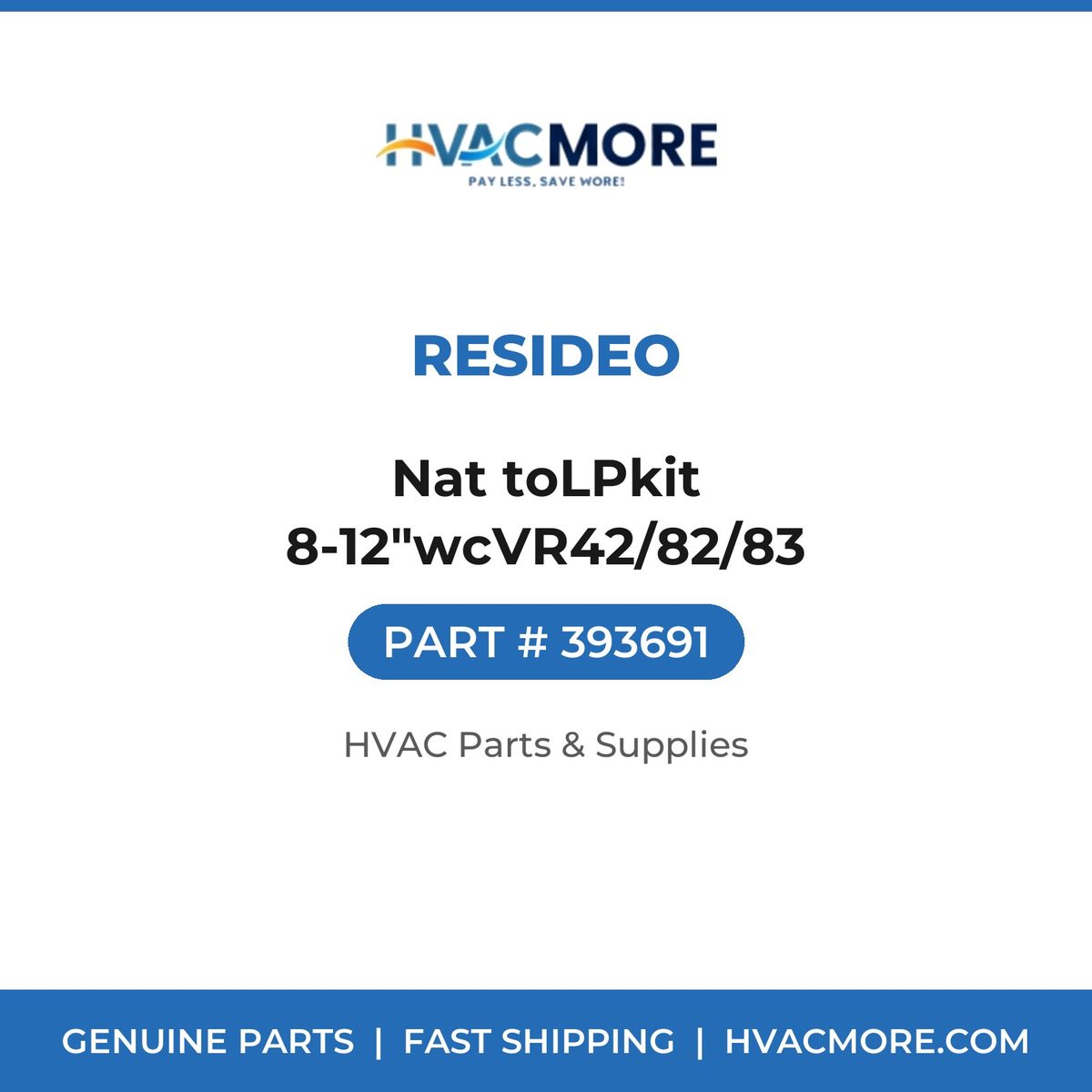Resideo Nat toLPkit 8-12"wcVR42/82/83 393691