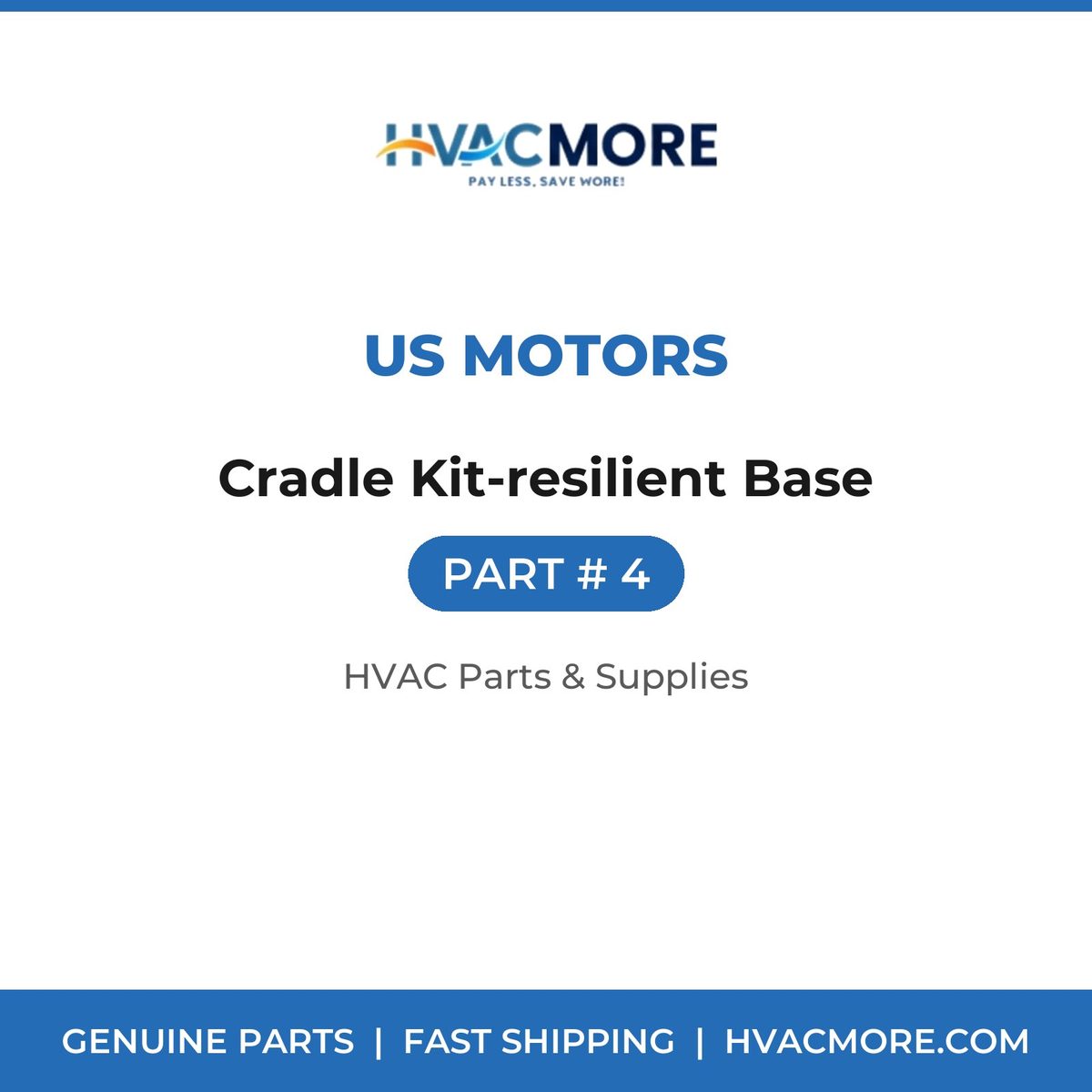 US Motors Cradle Kit-resilient Base 4