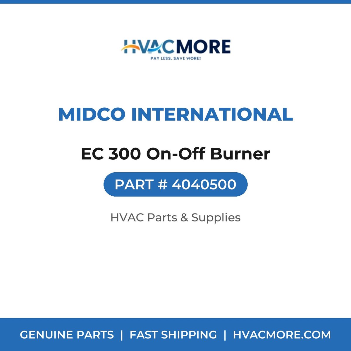 Midco International EC 300 On-Off Burner 4040500