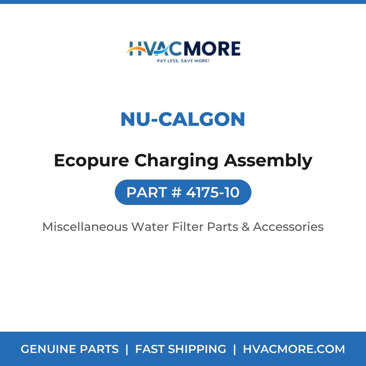 Nu-Calgon Ecopure Charging Assembly 4175-10