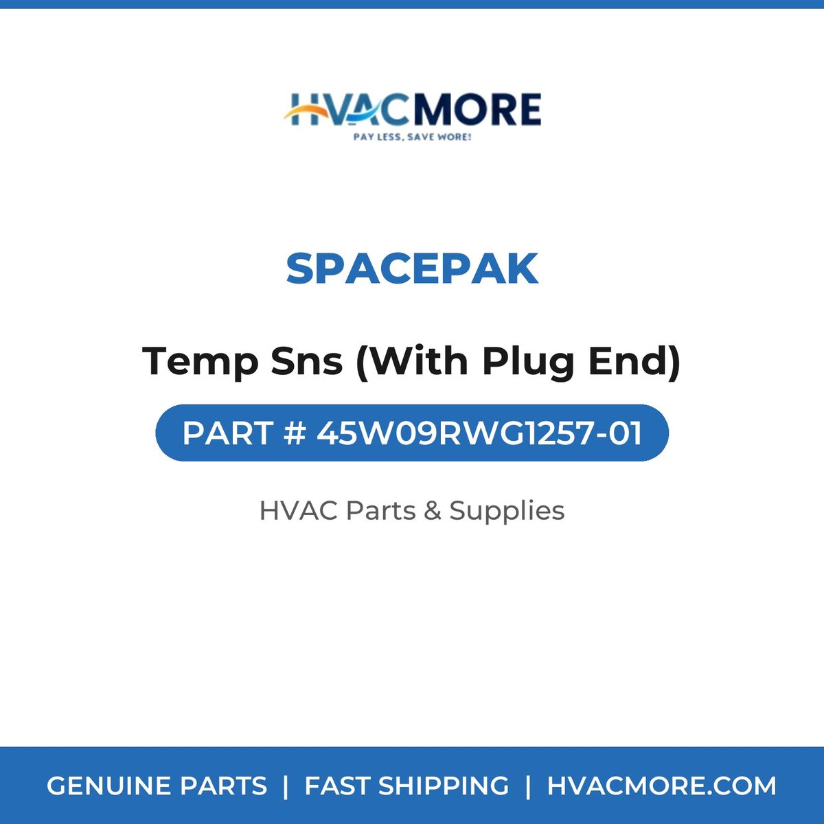 SpacePak Temp Sns (With Plug End) 45W09RWG1257-01