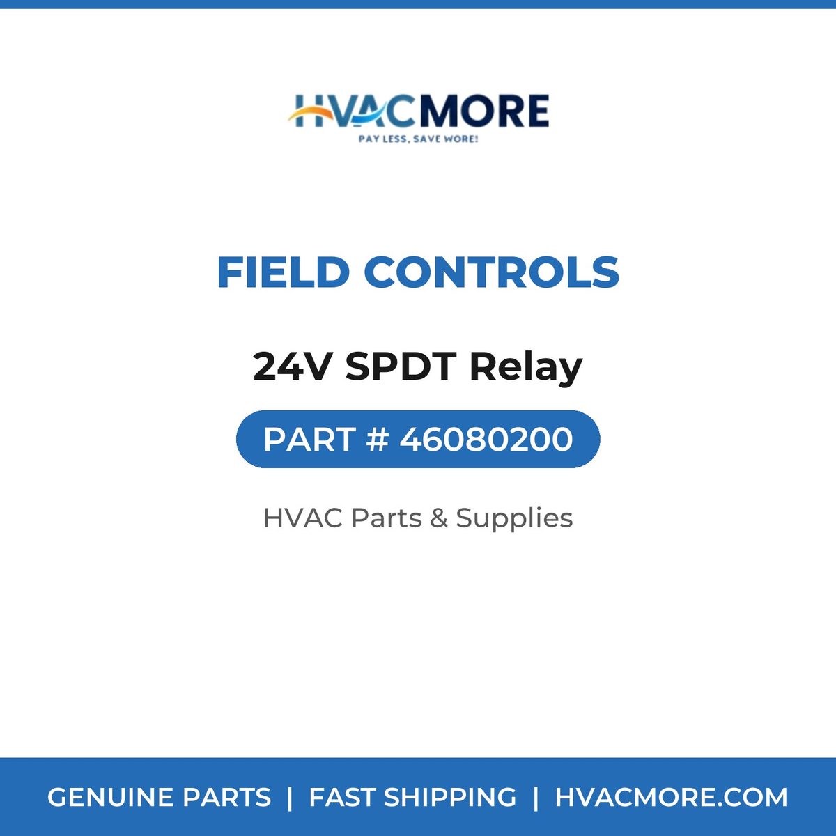 Field Controls 24V SPDT Relay 46080200