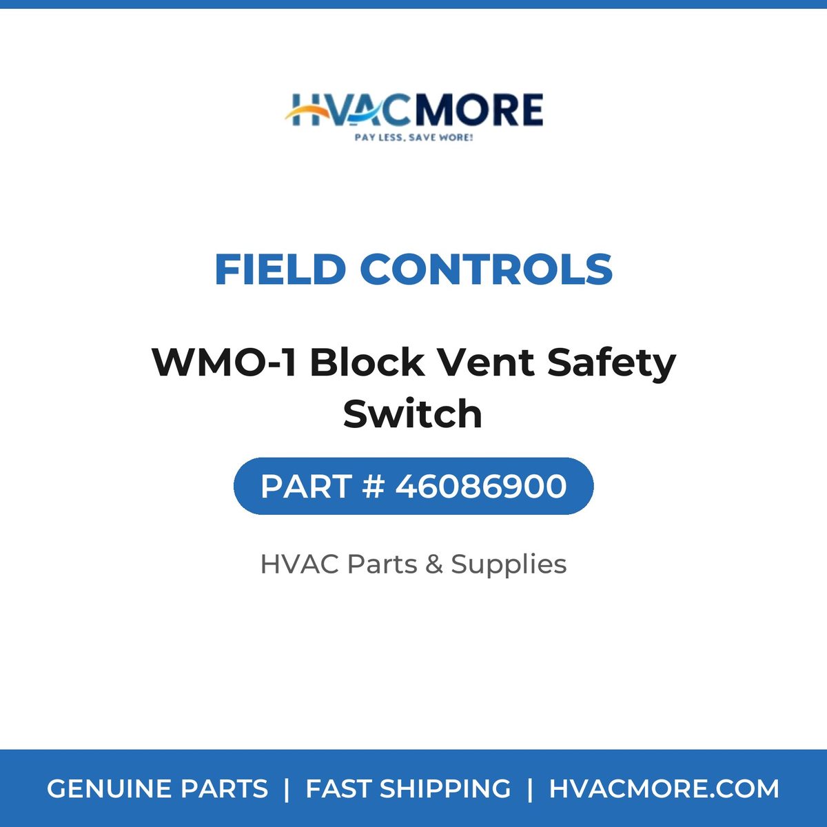 Field Controls WMO-1 Block Vent Safety Switch 46086900