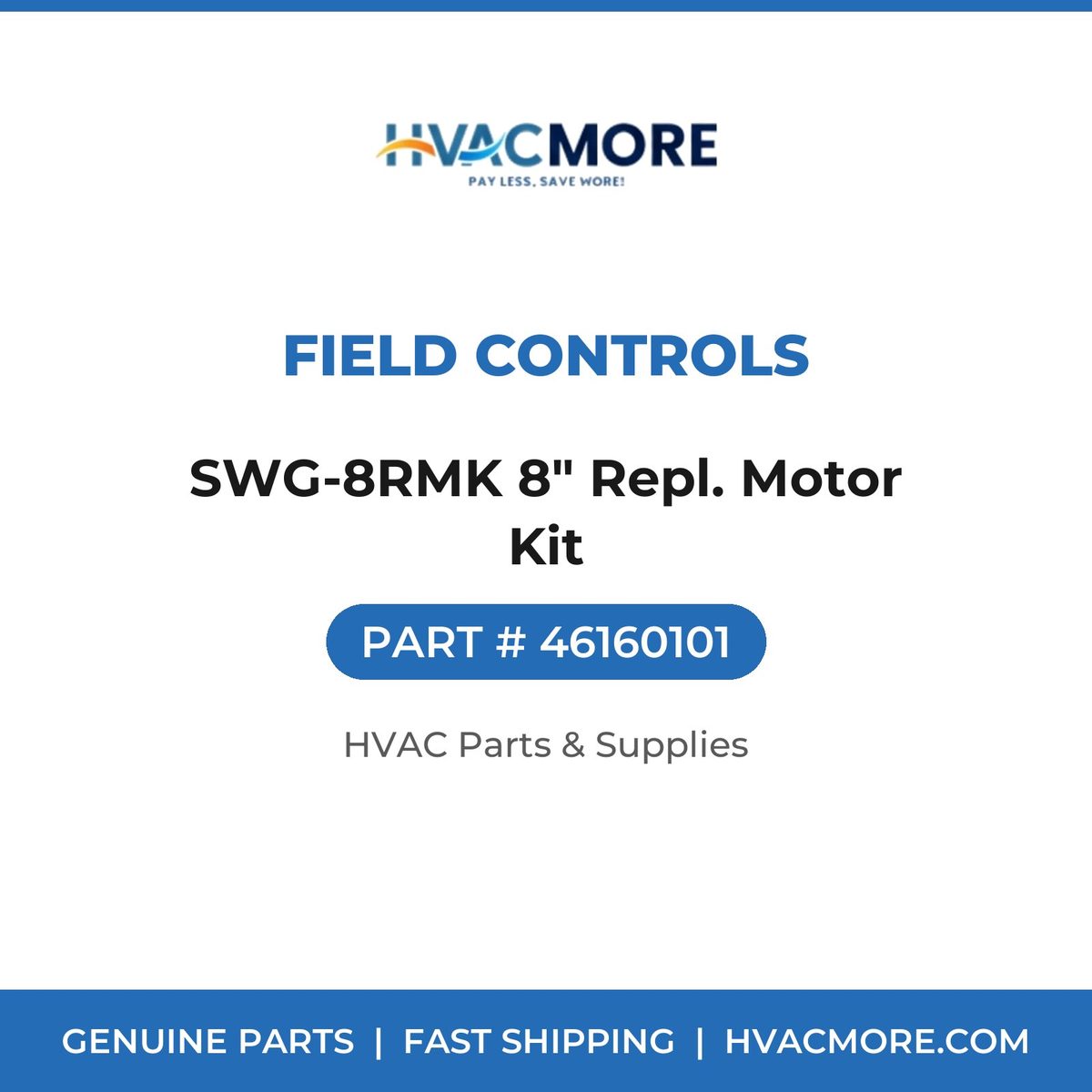Field Controls SWG-8RMK 8" Repl. Motor Kit 46160101