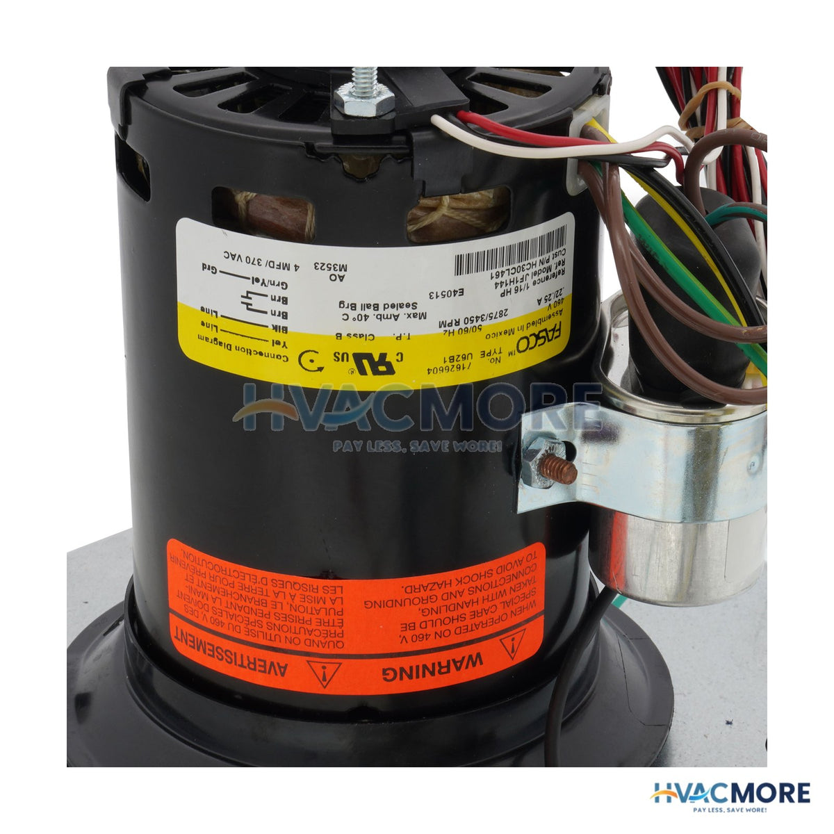 Carrier Draft Inducer Motor Assembly 50HE400792
