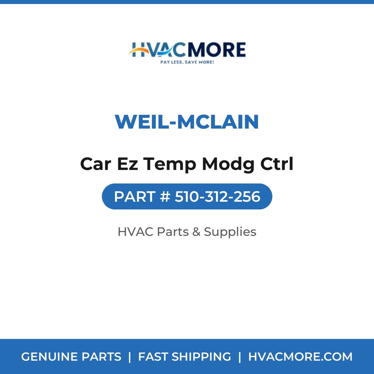 Weil-McLain Car Ez Temp Modg Ctrl 510-312-256