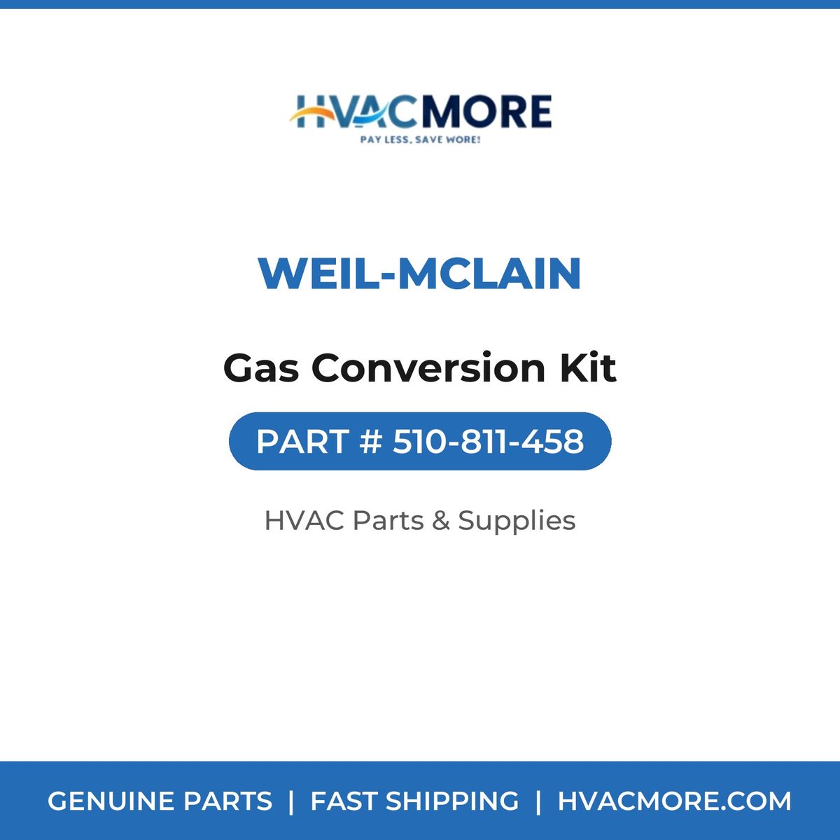 Weil-McLain Gas Conversion Kit 510-811-458