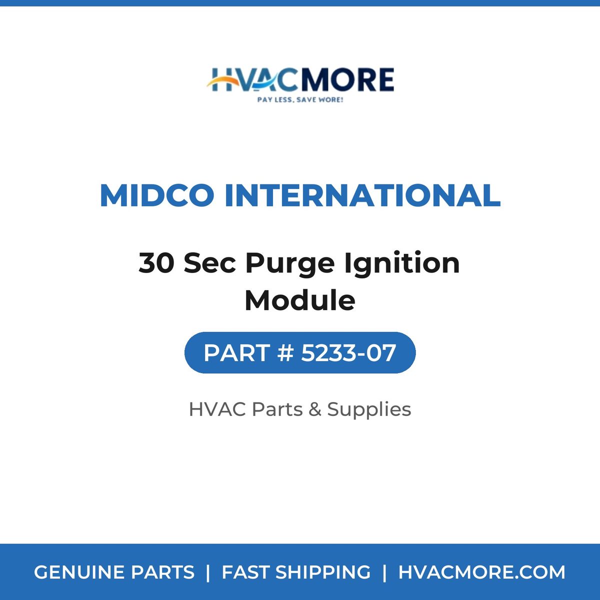 Midco International 30 Sec Purge Ignition Module 5233-07