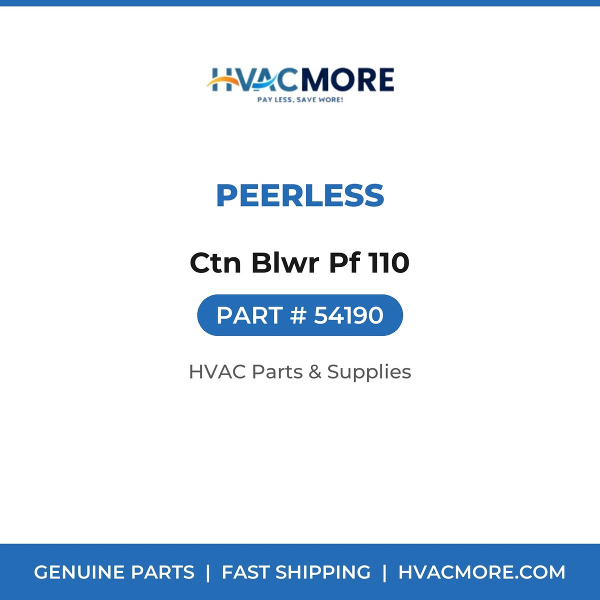 Peerless Ctn Blwr Pf 110 54190