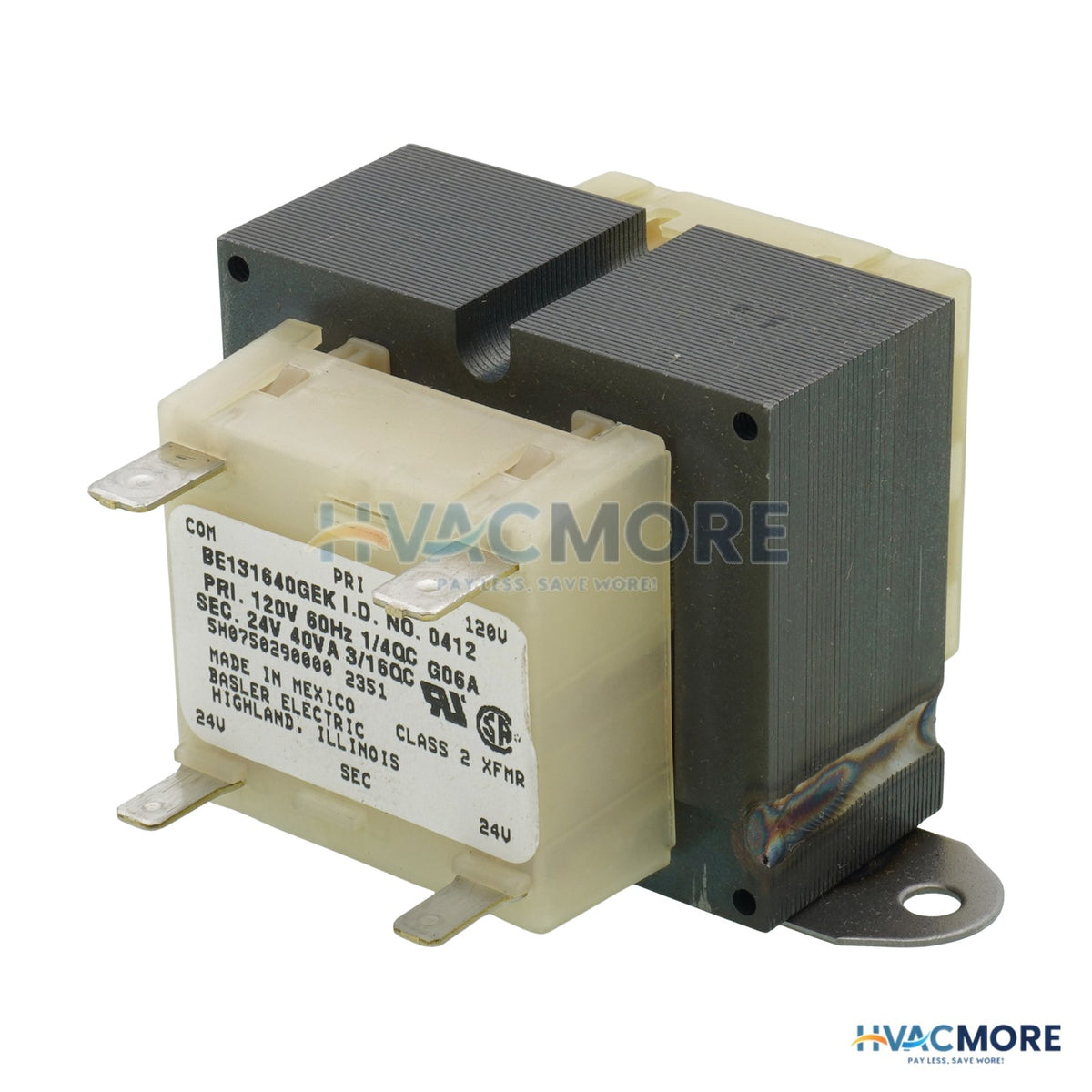 Modine 120V Primary 24V Secondary 40VA Transformer 5H0750290000
