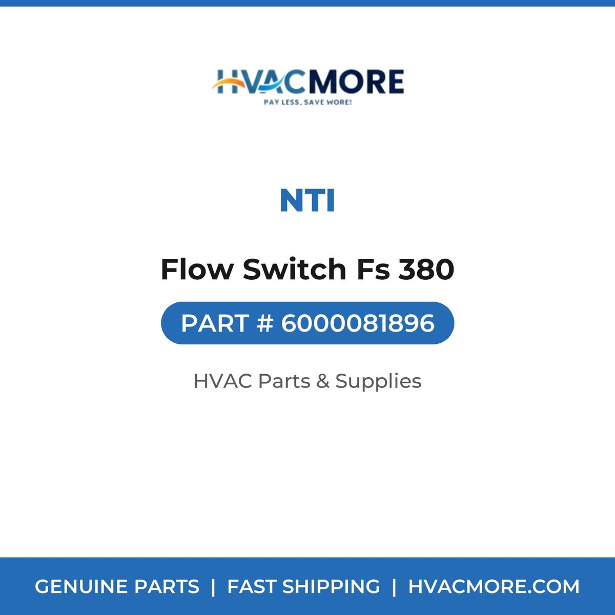 NTI Flow Switch Fs 380 6000081896