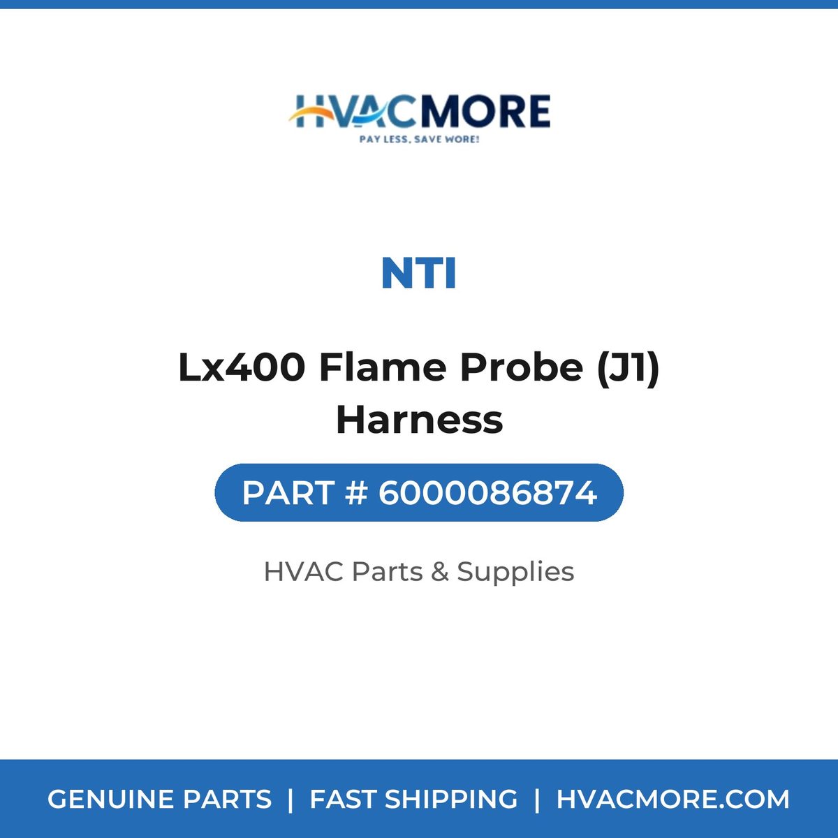 NTI Lx400 Flame Probe (J1) Harness 6000086874