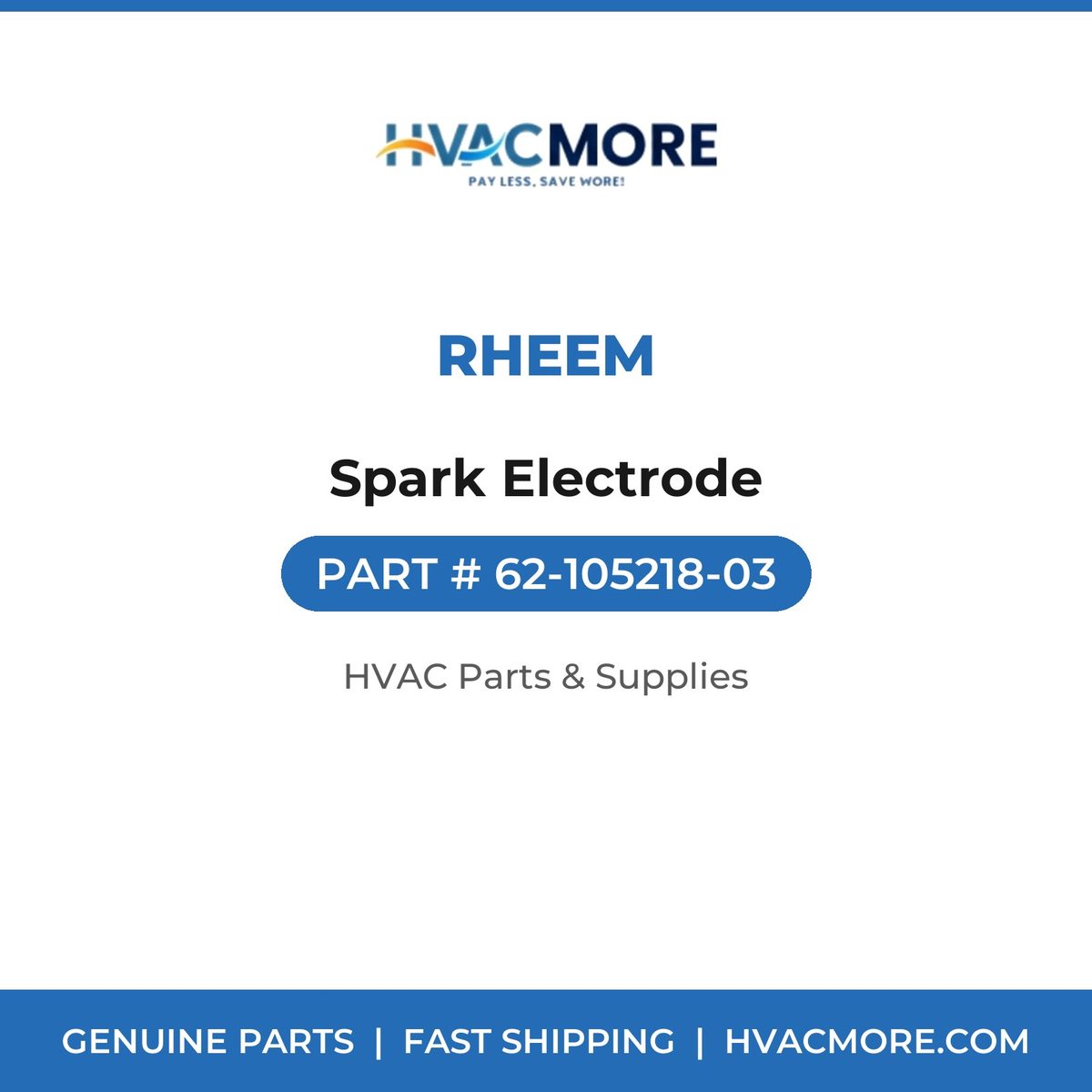 Rheem Spark Electrode 62-105218-03