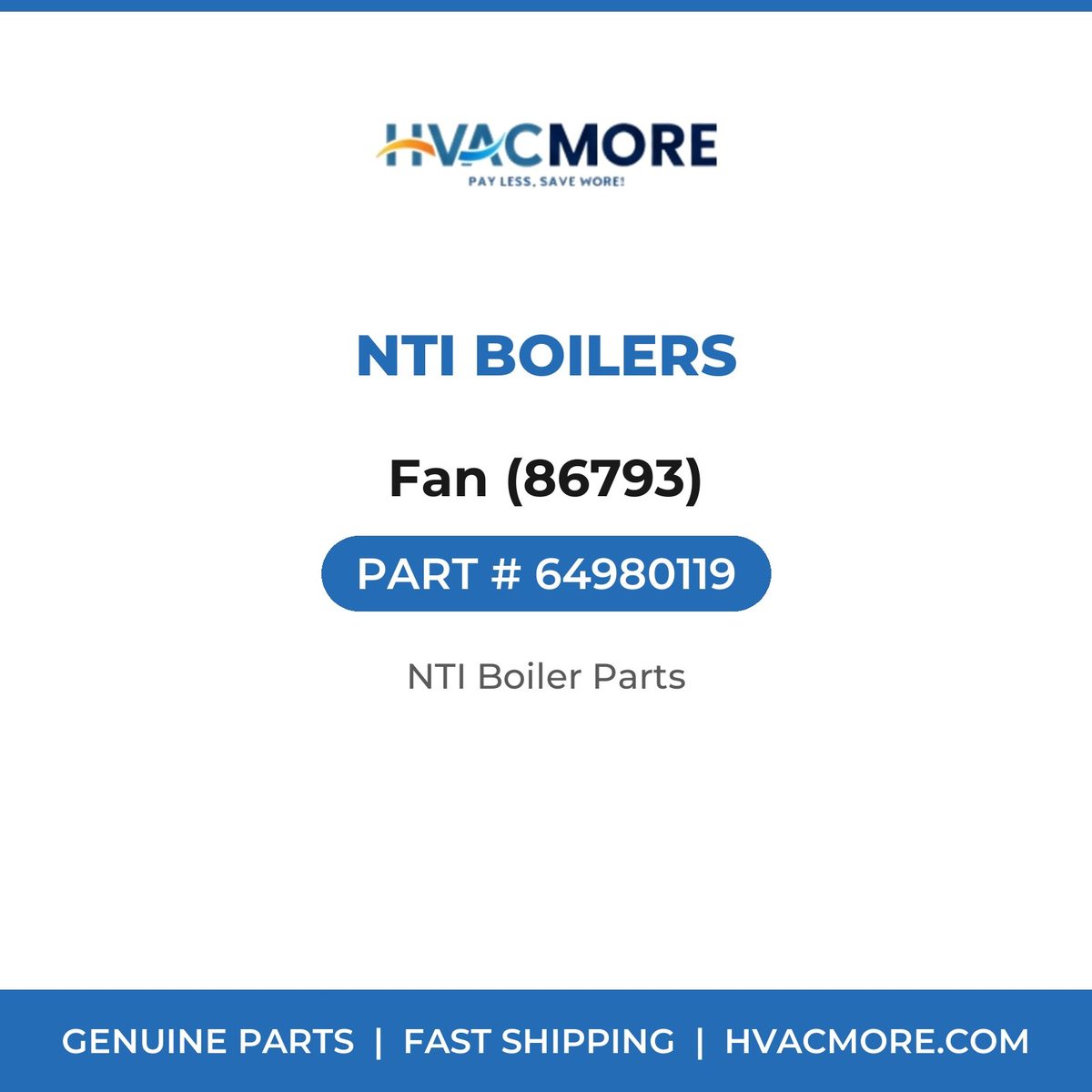 NTI Boilers Fan (86793) 64980119