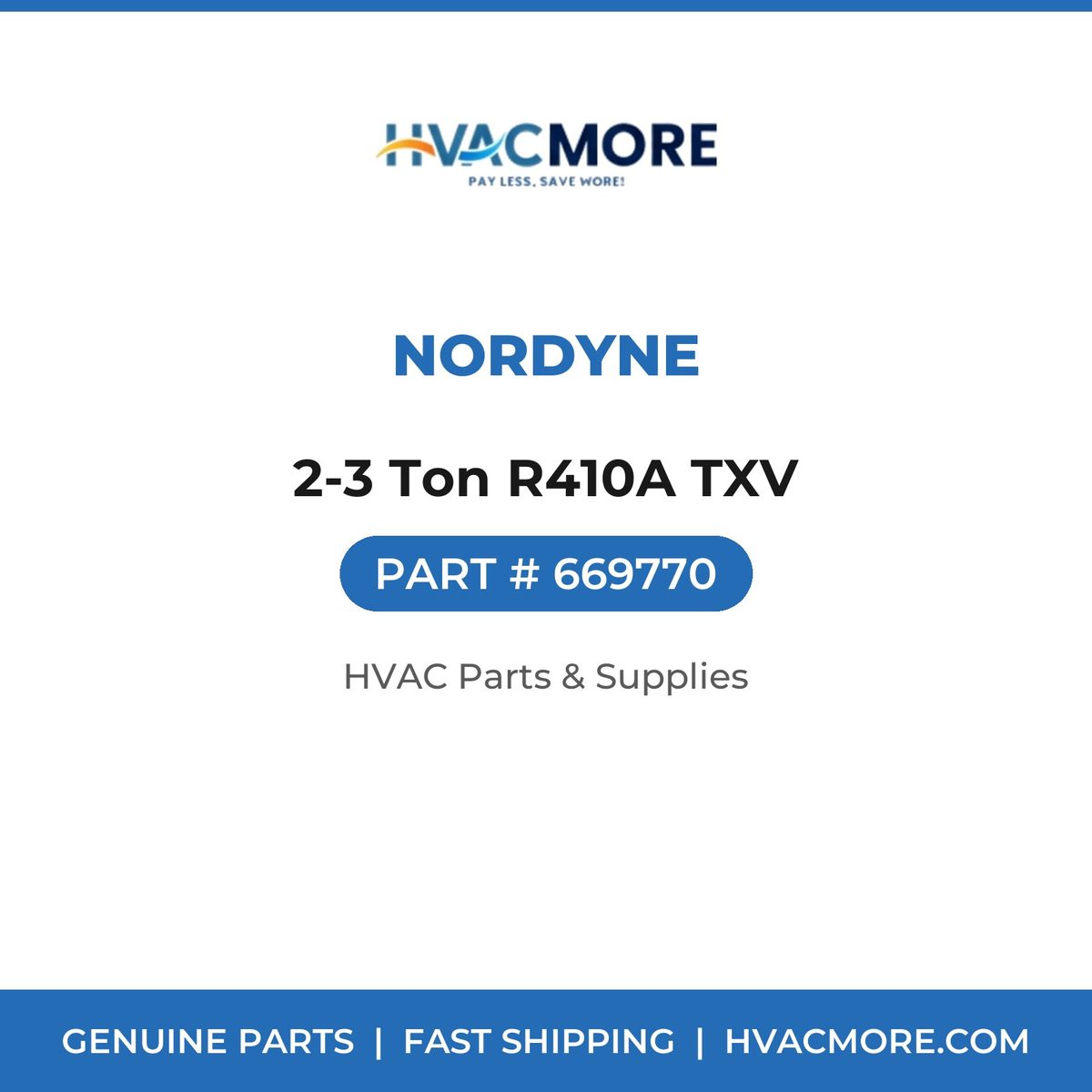 Nordyne 2-3 Ton R410A TXV 669770